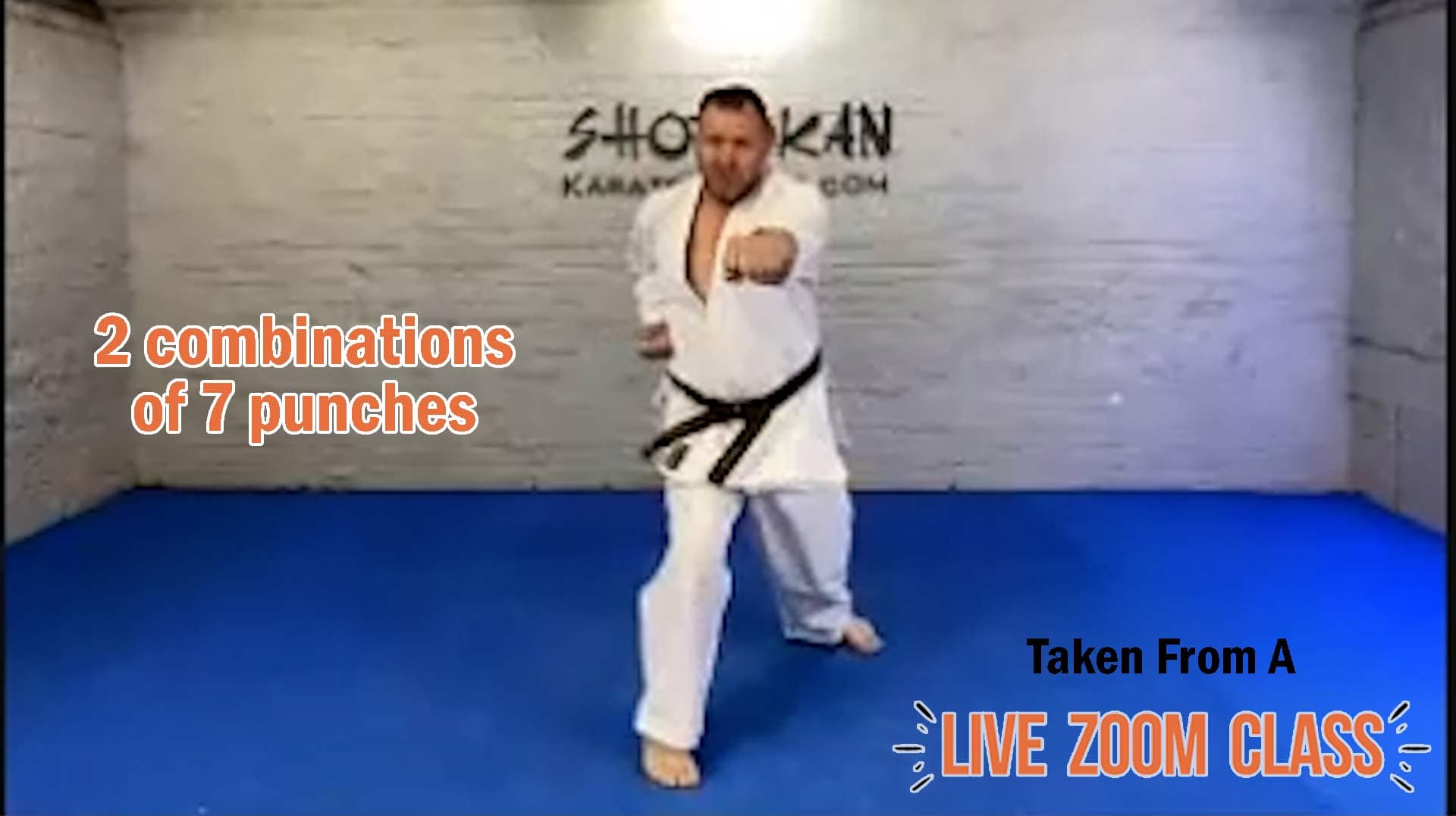 Live Karate Zoom Class Recording 04.04.21 Shotokan Karate