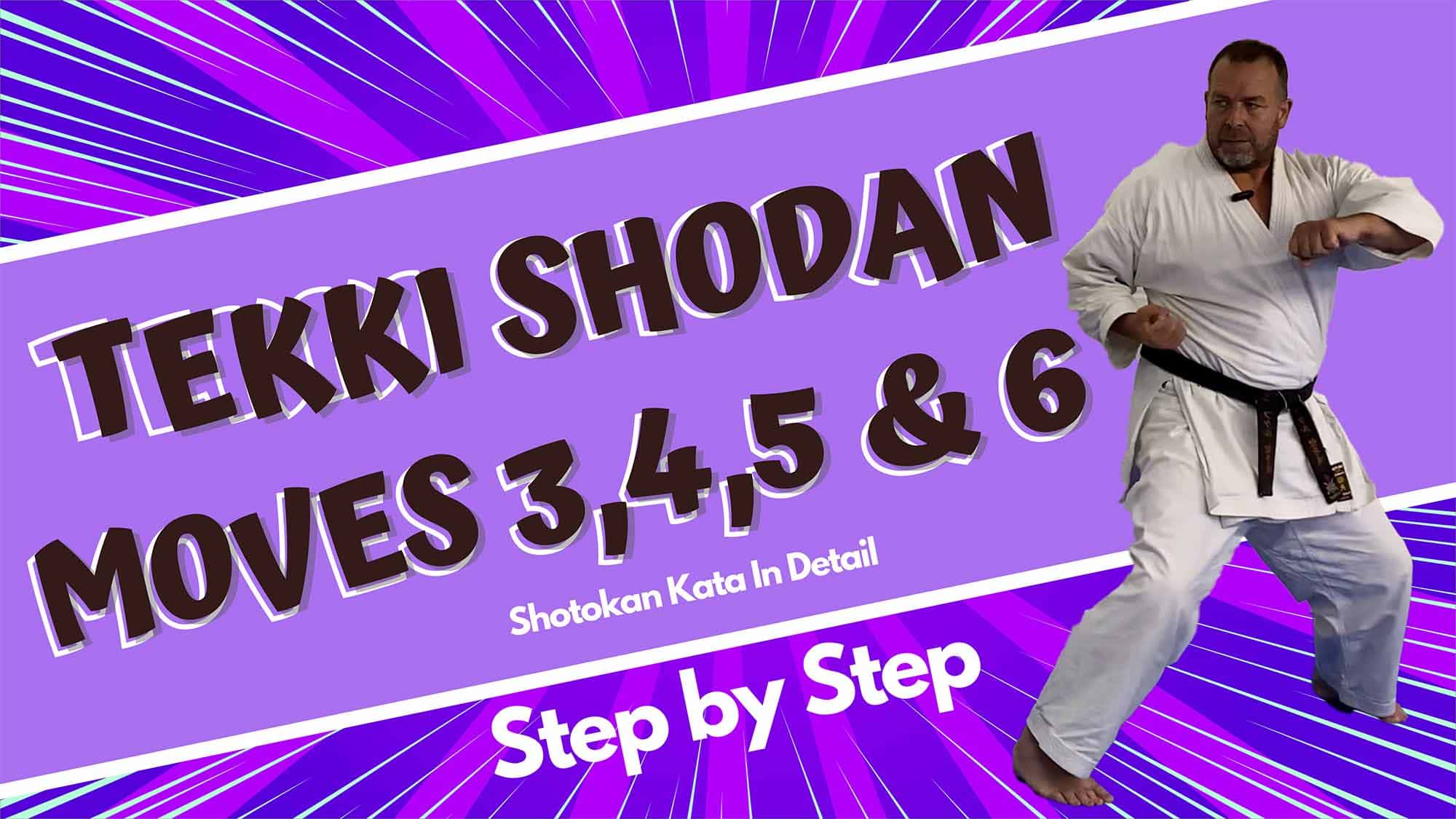 Tekki Shodan Moves 3 To 6 4th Kyu Shotokan Karate Kata